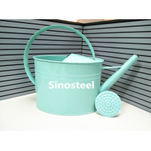 Large Galvanized Zinc Material Watering Can for Garden Decoration